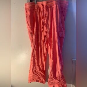 Woman Within Pink Cargo Pants Women’s Size 20W Petites